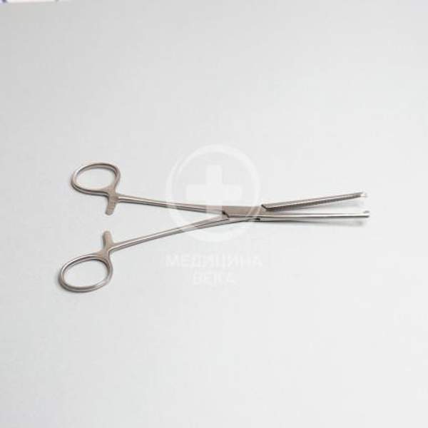 Зажим кровоостанавливающий 1x2 зубый зубчатый прямой, №2 (З-212)