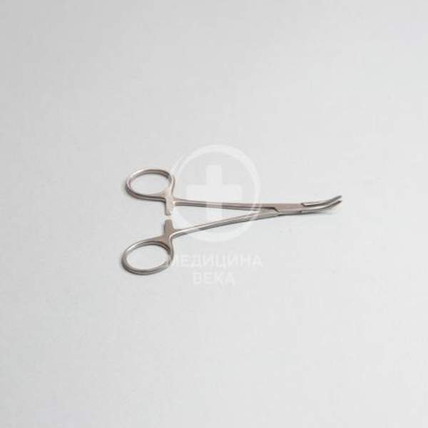 Зажим кровоостанавливающий зубчатый изогнутый, №1 (З-69)