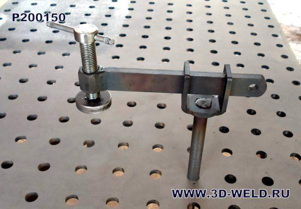 Зажим-струбцина 220х150мм для сварочного стола D16 3D-Weld