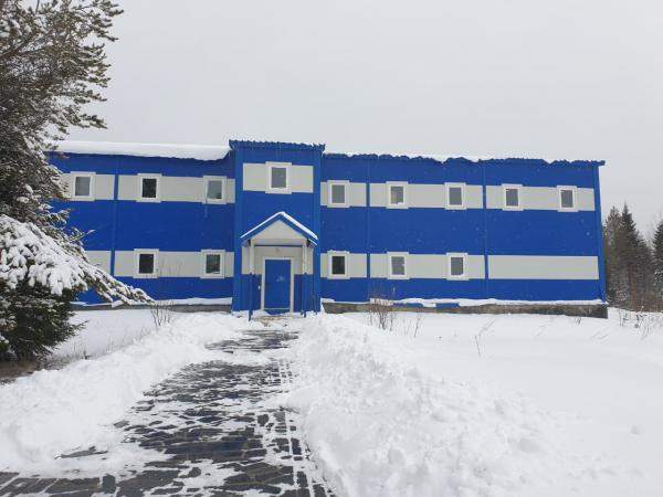 Здание общежития из металлоконструкций