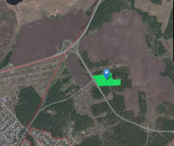 Земельный участок коммерческого назначения на трассе Курган-Екатеринбург