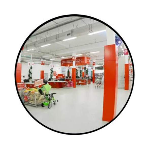 Зеркало для помещений - 600мм