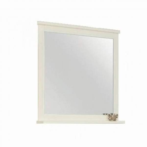 Зеркало с полкой Леон 800х805х119 мм белый дуб