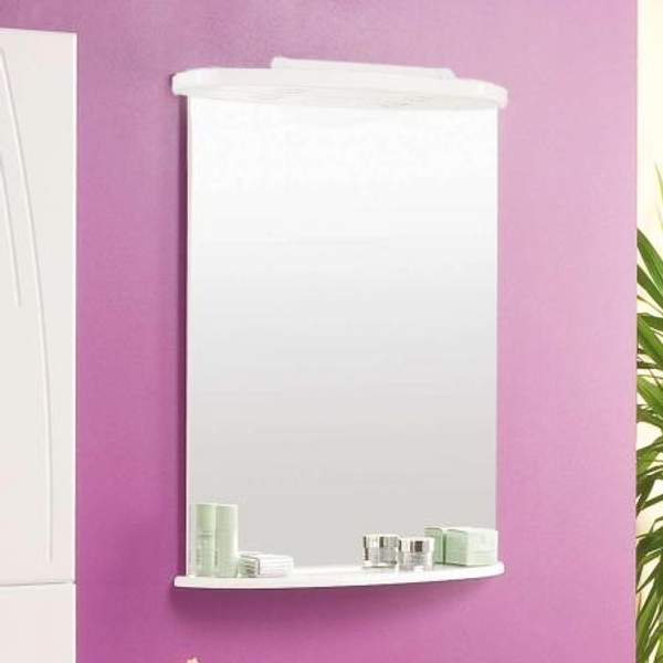 Зеркало с полкой Минима 650х860х143 мм