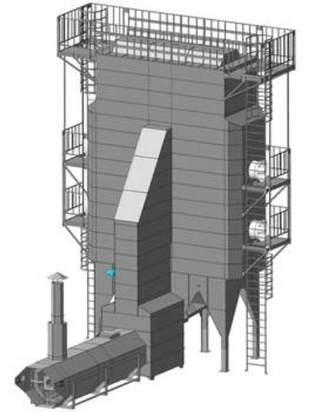 Зерносушилка шахтная модульная RIR М-2-10 (32,8 т/ч.) Завод RiR-standart