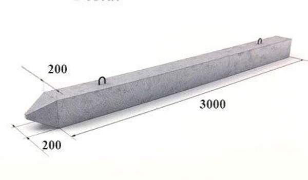 Ж/Б сваи 200*200*3000