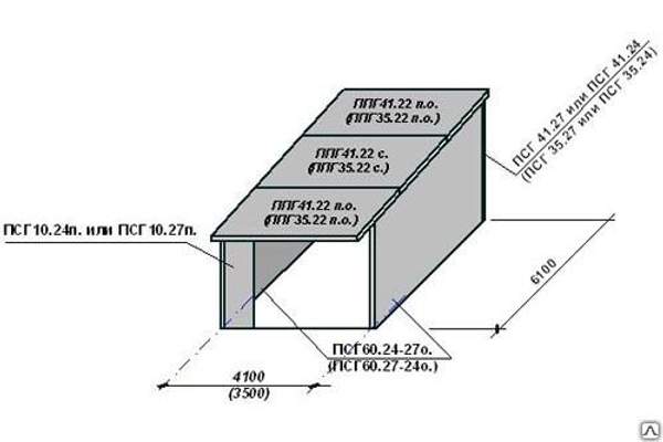 Железобетонный гараж