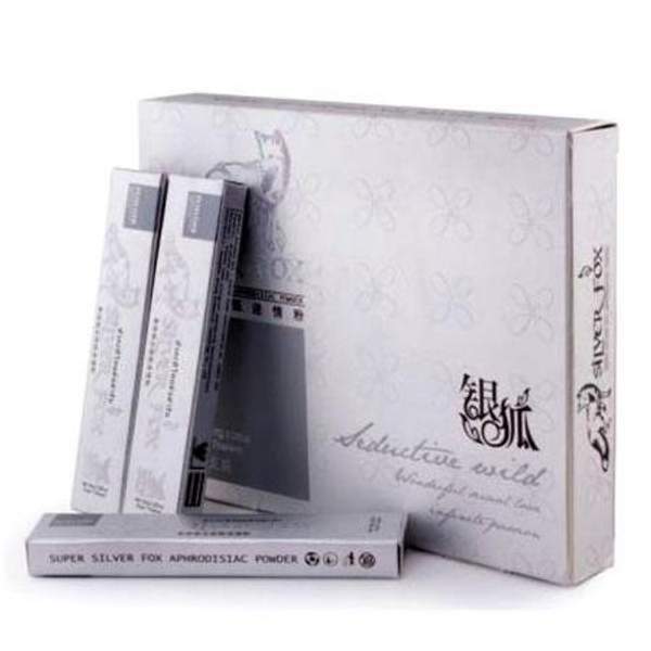 Женский возбудитель Серебряная Лиса Silver Fox в каплях 12 шт