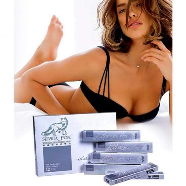 Женский возбудитель - Серебряная Лиса Silver Fox в каплях 12 шт/уп