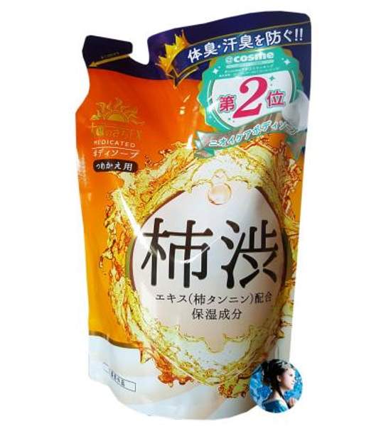 Жидкое мыло для тела с экстрактом хурмы MAX Taiyounosachi Ex Body Soap refil