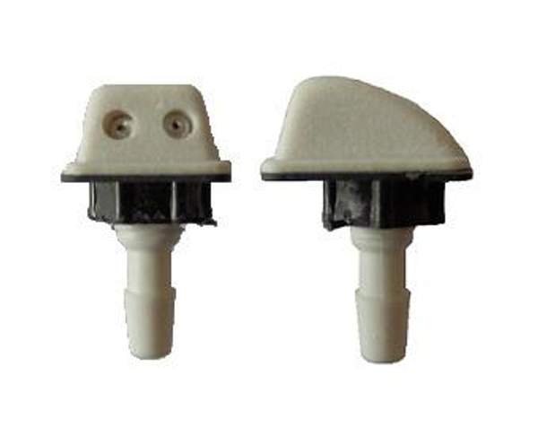 Жиклер омывателя универсальный с гайкой белый 2 отверстия