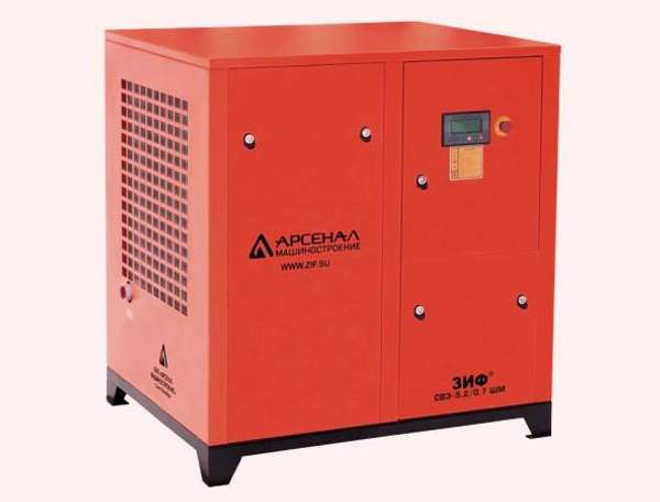 ЗИФ Станция компрессорная электрическая ЗИФ-СВЭ-5,2/0,7 ШМ ременная