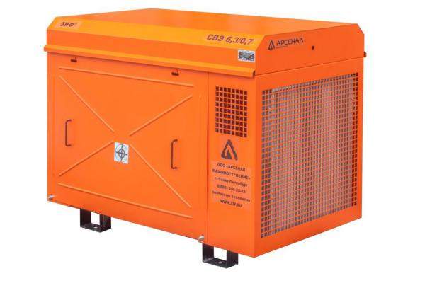 ЗИФ Станция компрессорная электрическая ЗИФ-СВЭ-5,2/0,7 в кожухе