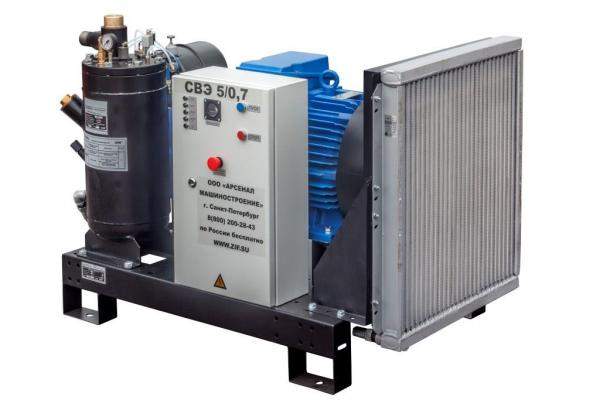 ЗИФ Станция компрессорная электрическая ЗИФ-СВЭ 7,2/1,0 без кожуха