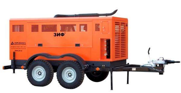 ЗИФ Станция компрессорная передвижная дизельная ЗИФ-ПВ-16/1,6 на раме