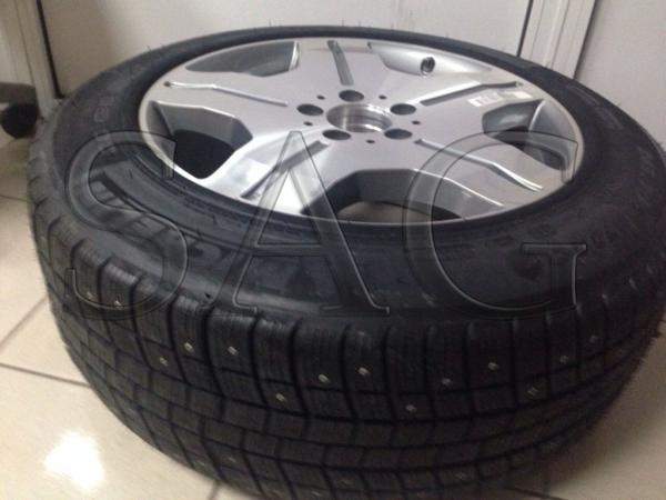 Зимние бронированные колёса Mercedes W221 guard