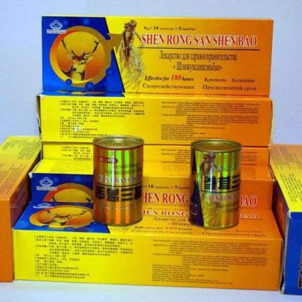 ЗОЛОТОЙ ОЛЕНЬ - SHEN RONG SAN SHEN BAO мощный стимулятор потенции 50 шт.