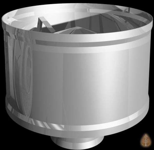 Зонт с дефлектором Д-115, 0,5 мм., нерж.