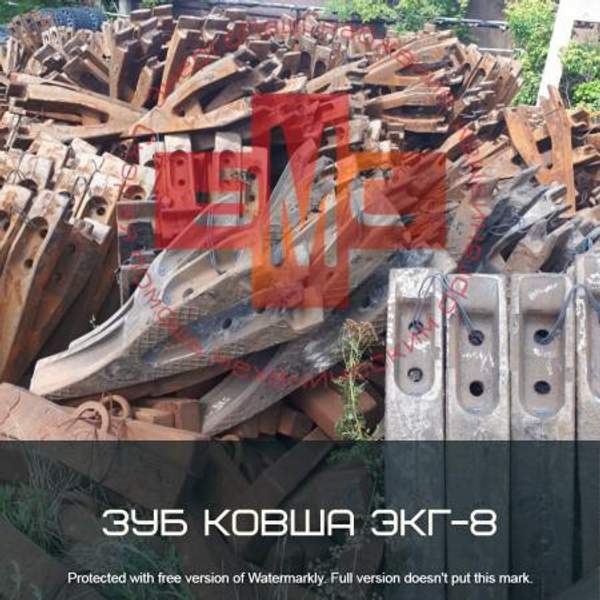 Зуб ковша кривой 3536.01.00.001К