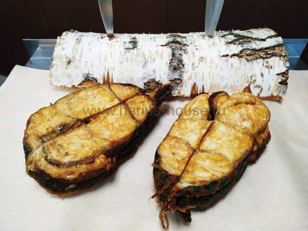 Зубатка горячего копчения (своё производство) ~ 600 гр.