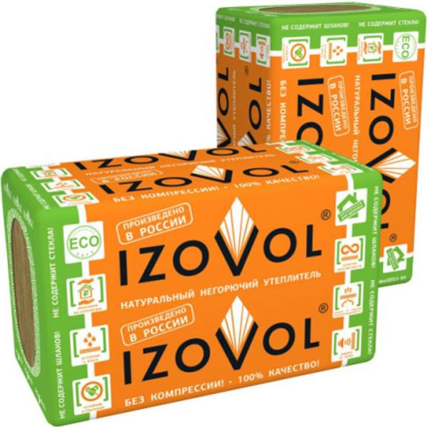 Звукоизоляция (минплита) для стен Изовол Ст-90