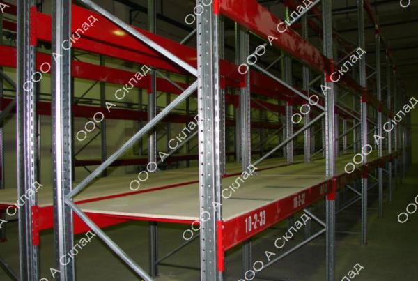 Стеллаж полочный с оцинкованными полками — фото 3