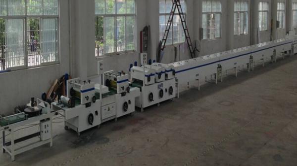 Покрасочная линия для нанесения печати и УФ-покрытия на ПВХ панели — фото 2