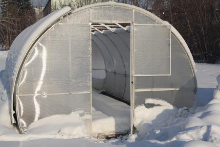 Теплица с раздвижной крышей. — фото 5