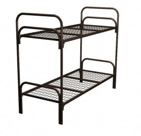 Железные кровати двухъярусные для строительных бригад и студентов, железные кровати для рабочих и вахтеров
