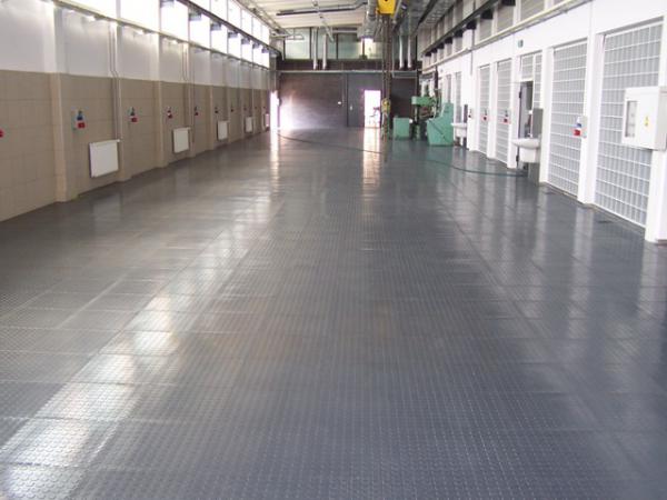 Модульная плитка ПВХ " Монета - 7 мм" покрытие для пола автосервиса — фото 4