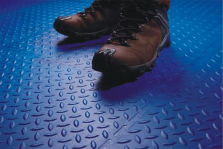 Модульная плитка ПВХ "унипол - Зерно" 500х500х7 мм напольное покрытие для склада