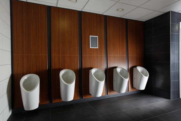 Пластик листовой для отделки санузлов,   санитарный пластик Hpl,   панель для сантехкабин — фото 4