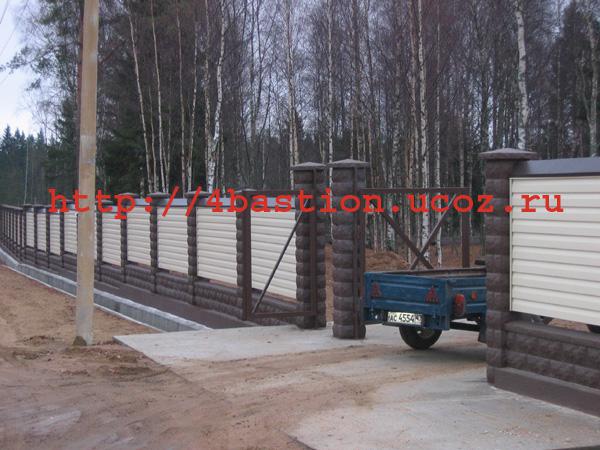 Производство бетонных заборов,           заборные блоки,           крышка забора КЗ-40. — фото 3