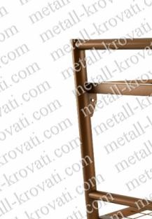 Manufacturer Кровать металлическая трехъярусная с лестницей "КТ-7"