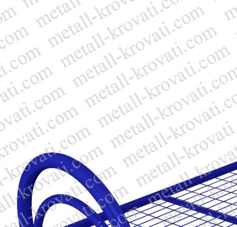 Manufacturer Кровать металлическая одноярусная усиленная (2 перемычки+ двойная ножка) "КС-2У2" — фото 4