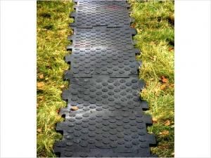 Резиновая тротуарная плитка унидор (сборная садовая дорожка)      .