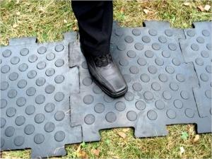 Резиновая тротуарная плитка унидор (сборная садовая дорожка)      . — фото 2