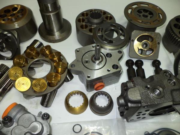 Запасные части для гидравлических насосов и моторов Bosch Rexroth,   Kawasaki,   Hitachi и др.