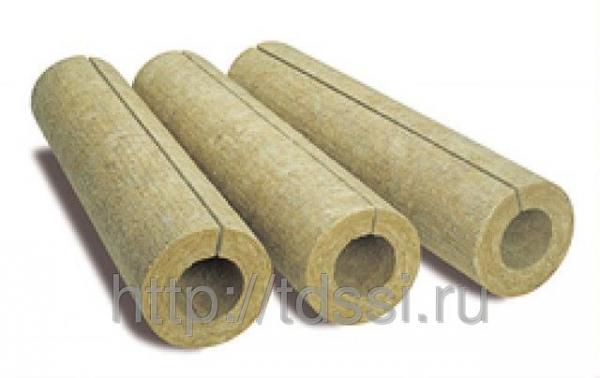 Теплоизоляция для труб ROCKWOOL цилиндры простые на синтет.                    Связующем d 18-38х30,                    40,