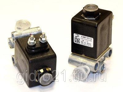 Клапан электромагнитный КЭМ 16-12 экскаваторов ЭО-3323, ЕК-12, ЕК-14, ЕК18 — фото 4