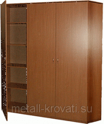 Manufacturer Шкаф 3-створчатый для одежды, из ДСП, комбинированный 0, 4мм "ШО-3"