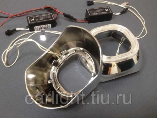 Маски бленды Crown B-4/2 с ангельскими глазками к 3 дюймовым линзам — фото 4