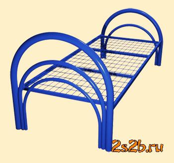 Кровати металлические одноярусные от 750 руб,  кровати двухъярусные от 1400 руб