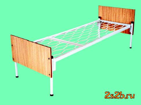 металлические кровати для интернатов и турбаз, кровати металлические для детдомов и лагерей, оптом от производителя