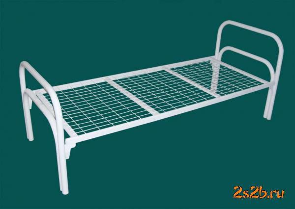 металлические кровати оптом от производителя, кровати металлические для бытовок и турбаз, металлические кровати для больниц, опт — фото 3