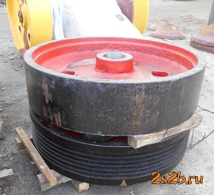 Механизм регулирования щели на дробилку смд-110а. — фото 5