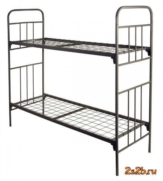 кровати металлические для строителей и бытовок, металлические кровати для интернатов и пансионатов, кровати железные армейские — фото 2