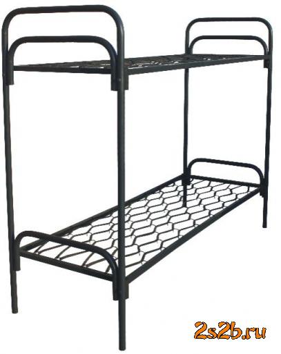 кровати металлические для бытовок, металлические кровати для турбаз и больниц, железные кровати для рабочих и лагерей