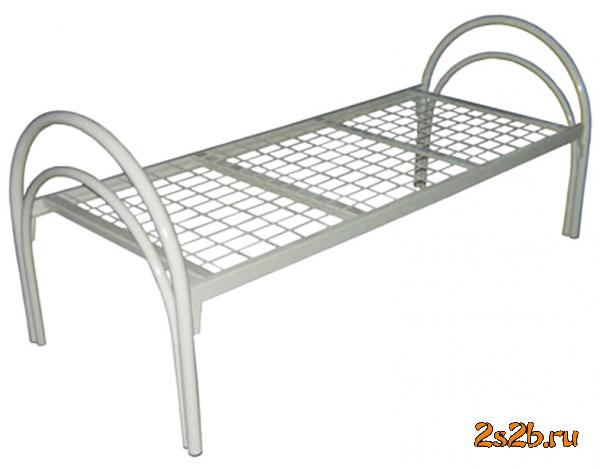 кровати металлические для строителей, кровати для больниц и детдомов, металлические кровати для пансионатов и турбаз оптом — фото 3