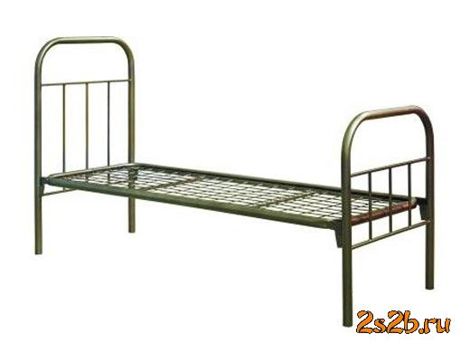 кровати металлические для строителей, кровати для больниц и детдомов, металлические кровати для пансионатов и турбаз оптом — фото 4